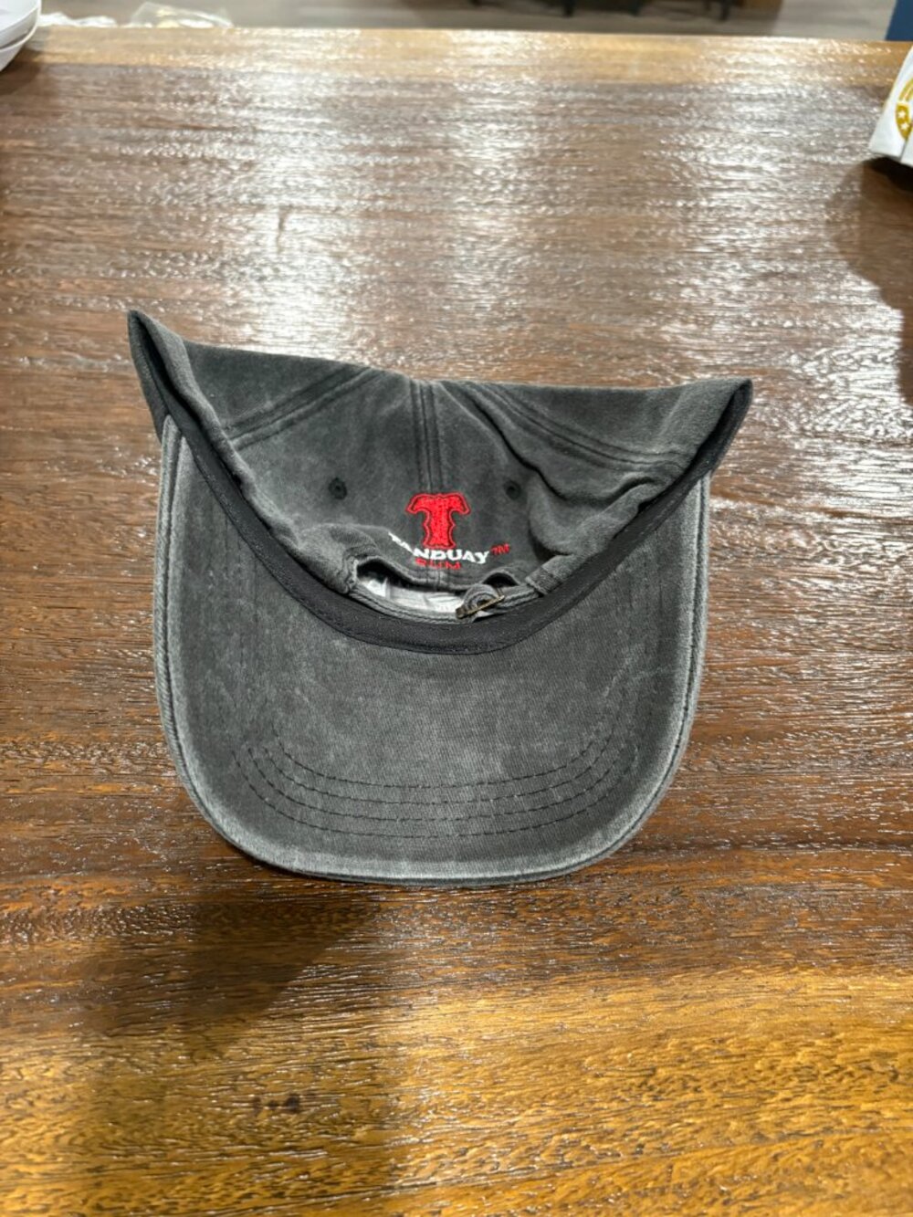 Tanduay Rum Filipino Undeniably World-Class Est 1854 Baseball Hat Cap Gray NEW - Picture 3 of 4